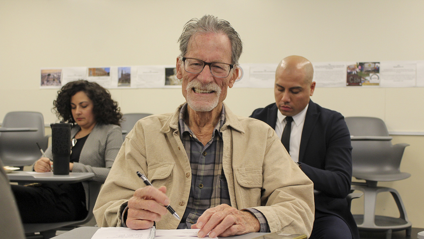 Student at Estrellas in Business event